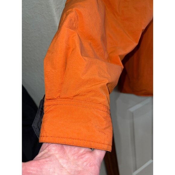 Harley-Davidson Reversible Black & Orange Jacket Mens Size 22L XL Snap Closure E - Picture 8 of 8